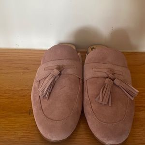 Sam Edelman Pink Tassel Loafers